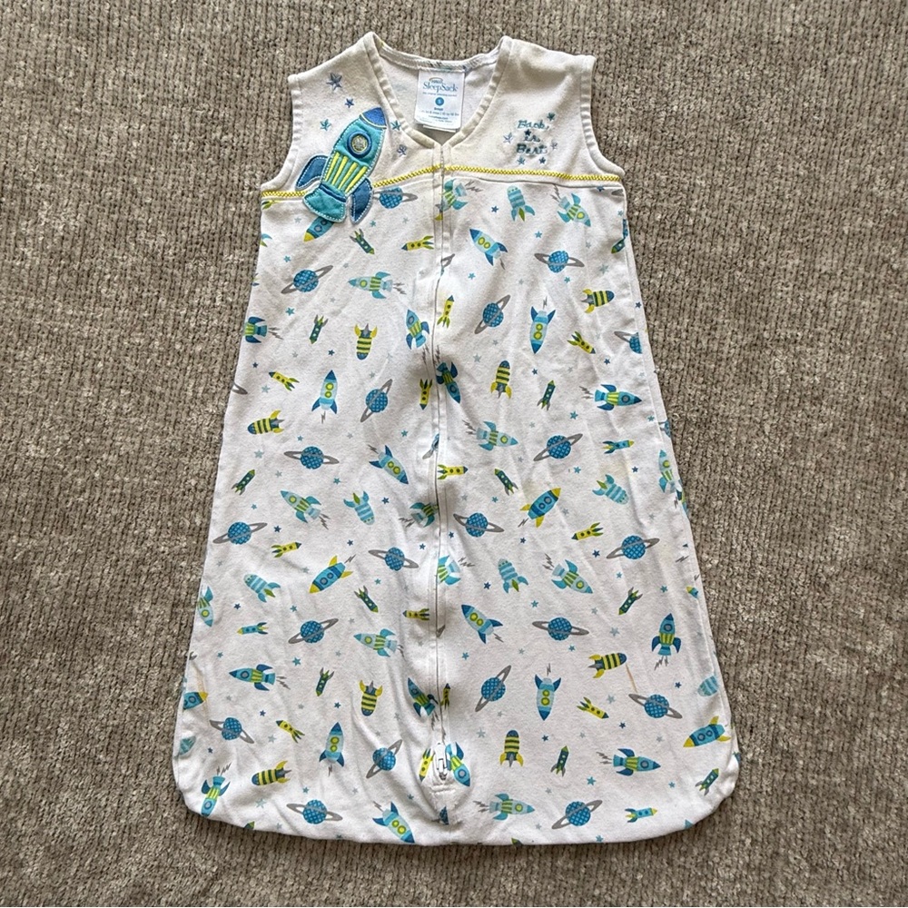 HALO SleepSack Small Rocket Space Print Wearable Blanket 0–6 Months‎